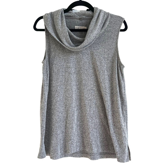 Lou & Grey for Loft Gray Cowl Neck Sleeveless Tank - Picture 1 of 4